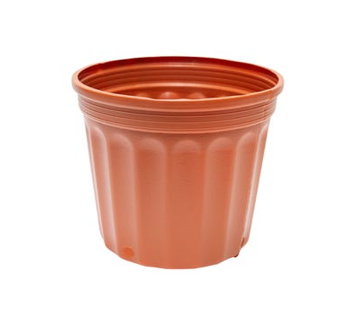 Macetero plast redondo Terracota #3 #1002