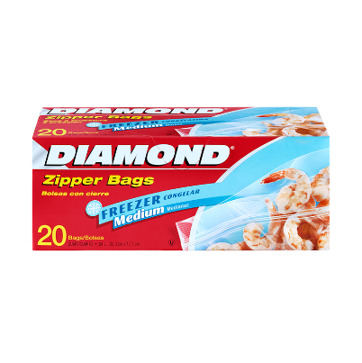Bolsas Cierre Diamond  Congelar 20 Unidades