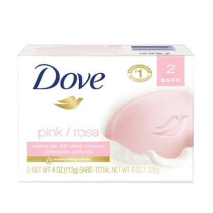 Jabón Dove Rosa 2-pack 212g