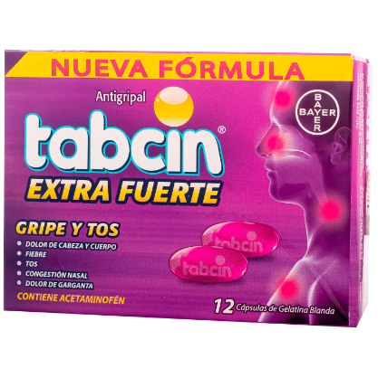 Tabcin liquid gel pm capsulas pareja