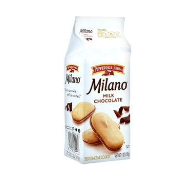 GALLETA MILK CHOCOLATE MILANO 170G