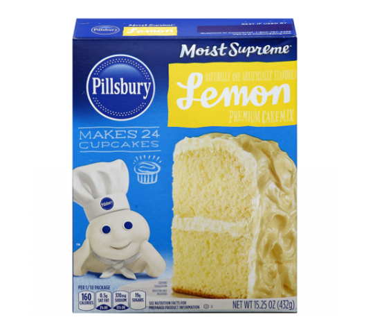 Mezcla Queque Limón, Marca Pillsbury, 432g