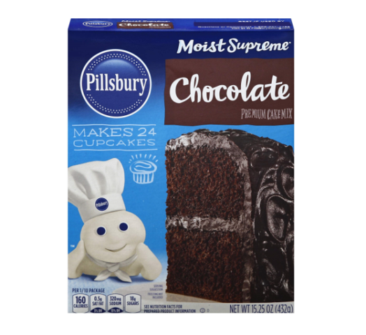 Mezcla p/queque Chocolate , Pillsbury 432gr