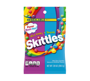 Skittles Wild Berry + Tropical Pack 204g