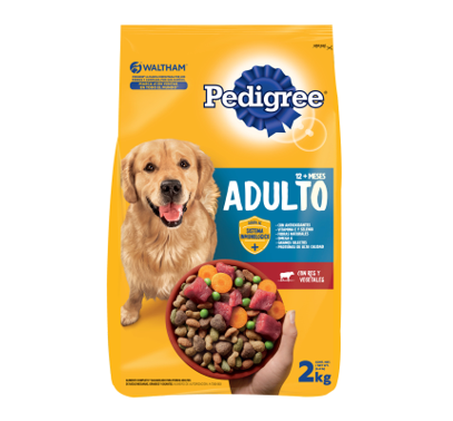 Alimento p/ perro pedigri adulto 2k