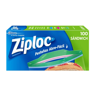 Bolsa ziploc sandwich 100und