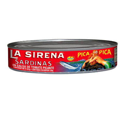 Sardina Ovalada La Sirena Dulce 15 onz