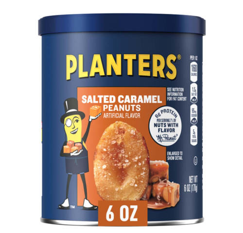 SEMILLAS MANI PLANTERS SALTED CARAMEL PEANUT 6OZ 70G