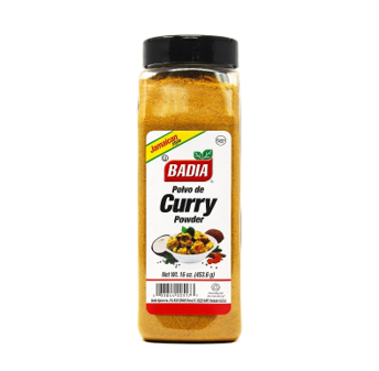 Curry en polvo Badia Frasco 454 g