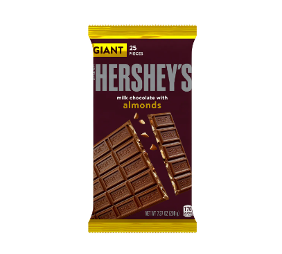 Chocolate Hershey`s Gigante Almendras 208 g