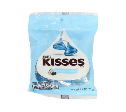 Chocolate Hersheys Kisses Cookies ´N´ Creme 76gr
