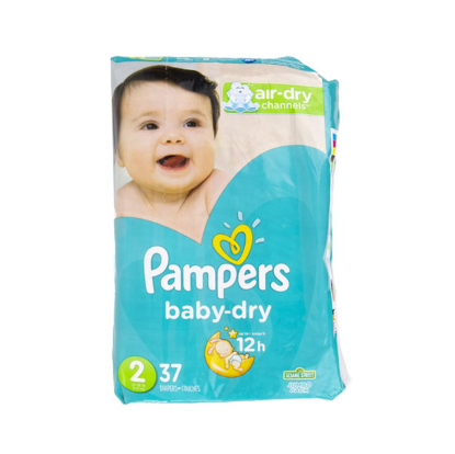 Pañal pampers #2 37unid