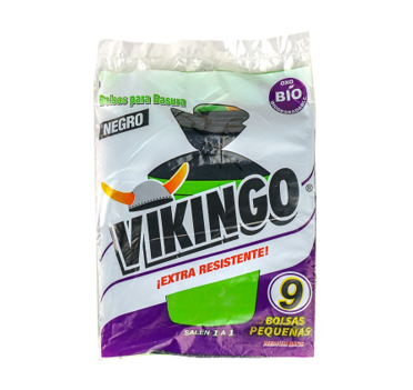 Bolsa para basura oxo biodegradable 42 x 48 cm Vikingo pequeña