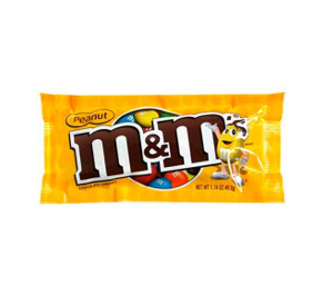 M&M Peanut Single Amarillo 1.74 oz 49.3g