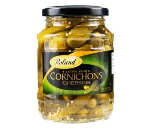 Pepinillos en conserva cornichons Roland 354ml