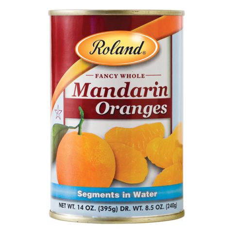 Naranja Mandarina agua Marca Roland 395g