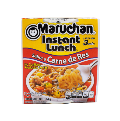 Sopa Instantanea de Res Maruchan 64 g