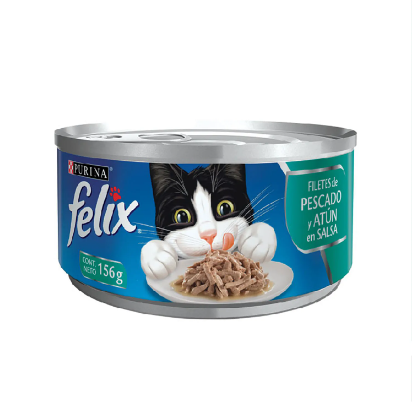 Alimento gato Pescado Atun  lata 156g