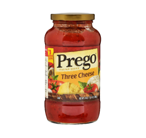 Salsa Tres queso Prego envase 680g