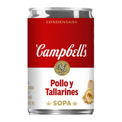 Sopa de Pollo Con Tallarines Marca Campbells 305g