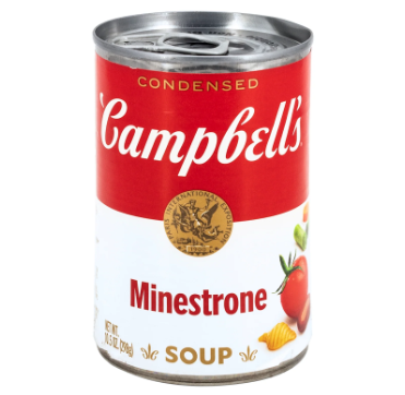 Sopa verduritas Minestrone lata Campbell 298 gr