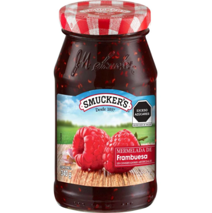 Mermelada Smuckers Frambuesa Frasco 340g