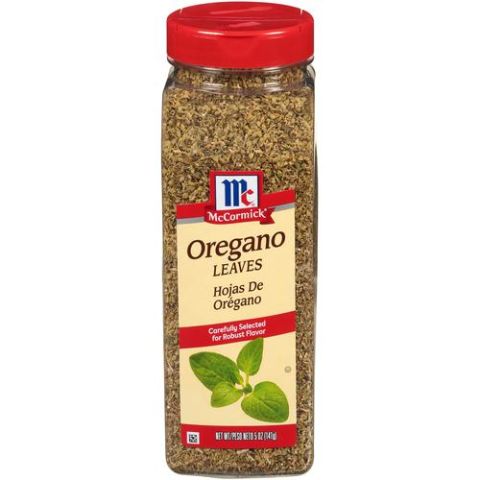 Hojas de Oregano McCormick Frasco 141g