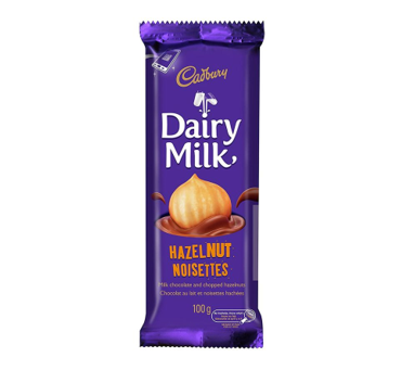 Chocolate Cadbury Dairy Milk Hazelnut Noisette 100