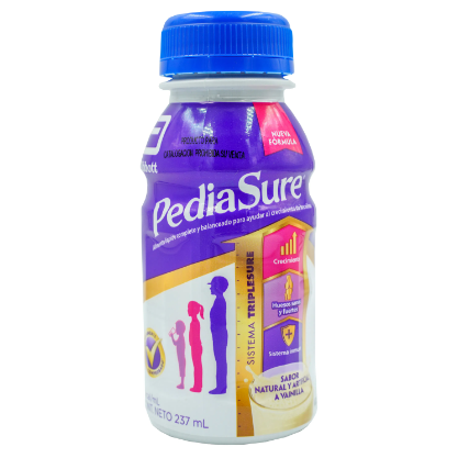 PEDIASURE PLUS VAINILLA FRASCO LIQ 237 ML