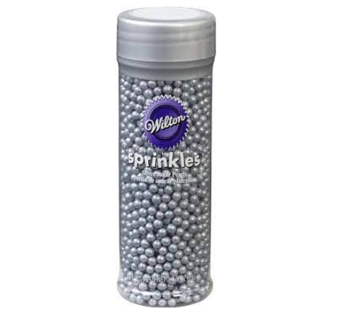 SPRINKLES PERLAS DE AZUCAR PLATEADAS 136G WILTON