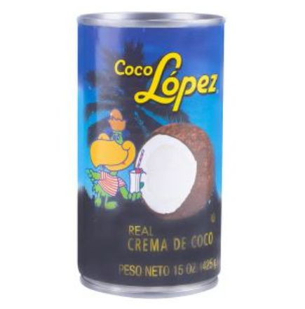 Crema de Coco Lopez 15 oz