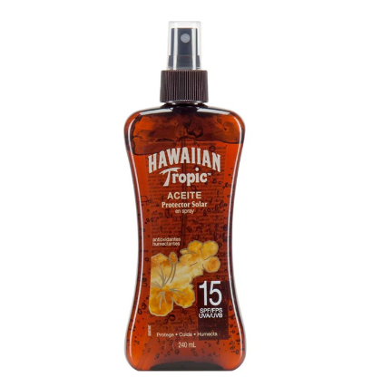 Bronceador Hawaiin Tropic Aceite Spray FPS 15 240