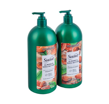 Pack Shampoo/Acond. Almendra y Aceite de Karité, Suave, 1L