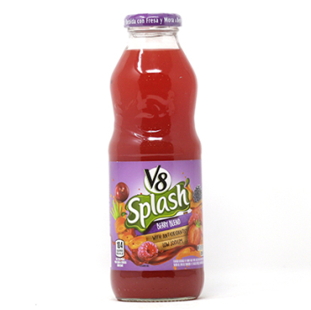 BEBIDA SPLASH BERRY BLEND V8 BOTELLA 16OZ 473ml