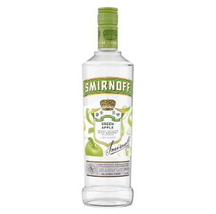 Smirnoff green apple 750ml