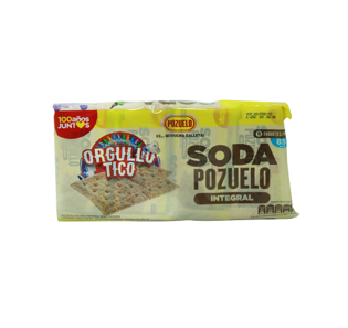 Galleta Soda Integral 176g 8 unid