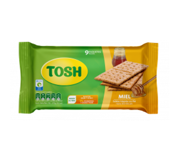 Galletas Tosh Miel 9uni