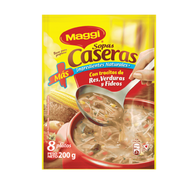 Sopa de Res Casera Verdura y fi 1200g