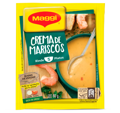 Crema de Mariscos Maggi  sobre 80g