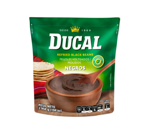 Frijoles Molidos Negros, Marca Ducal, 2950g