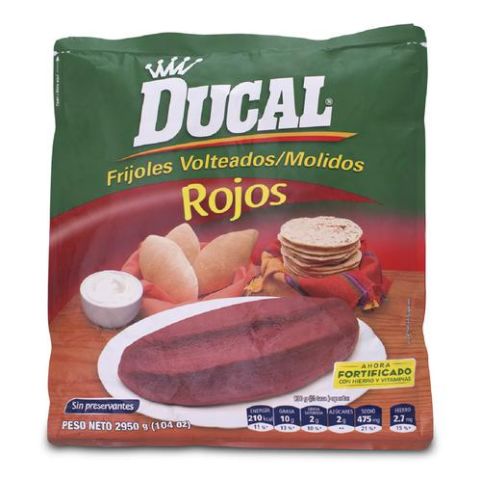 Frijol molido rojos Ducal 2950 g