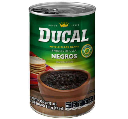 Frijol Negro  Entero Ducal Lata 425g