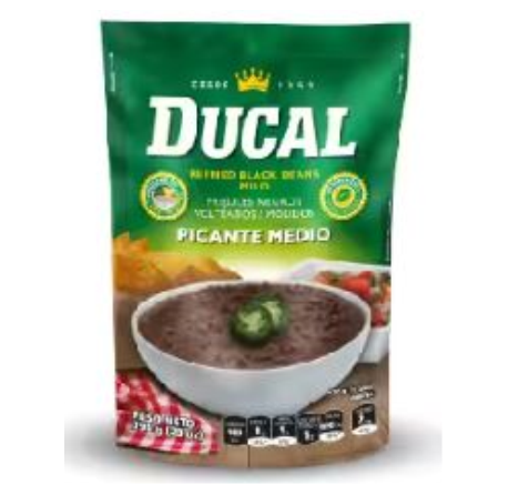 Frijol molido ducal negro picante Doypack 794g