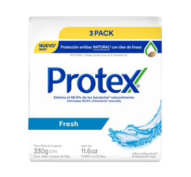 Jabón Protex Fresh 3 Pack 110g