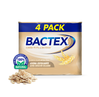 JABON BACTEX AVENA 4PACK 100G