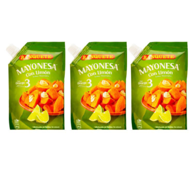 Mayonesa c/Limón Banquete 3pack 200G