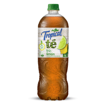 Bebida té frío de limón Tropical, Envase 1 l