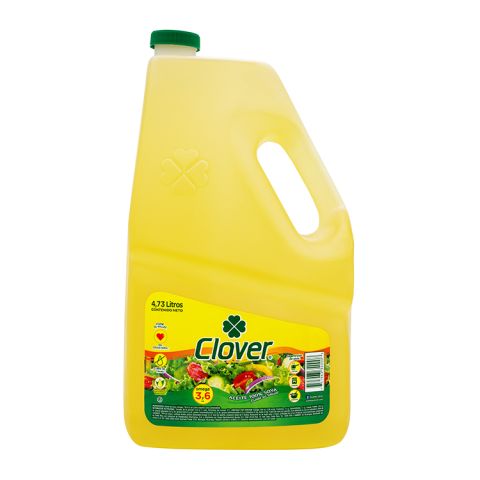 Aceite vegetal, Marca Clover, Envase 4.73 l