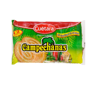 Galleta campechana, Marca Cuétara, Paquete 12 UNDS 19 g c/u