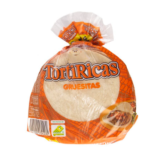 Tortillas de maíz gruesitas, Marca Tortirica, Emp.504 g 20U